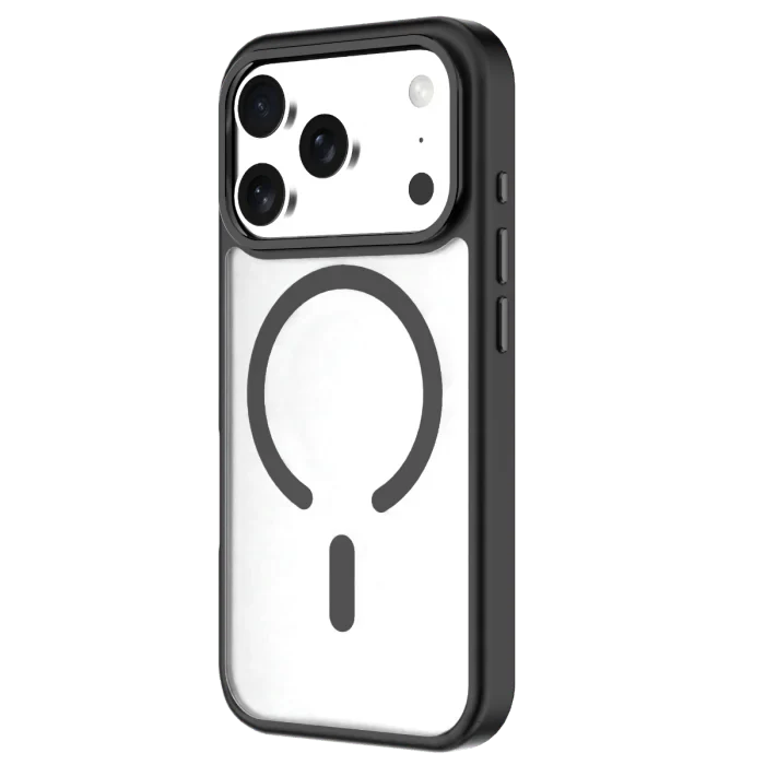 Moov Luxe Edge Case with MagSafe for iPhone 17 Pro - Black - Oraxxi
