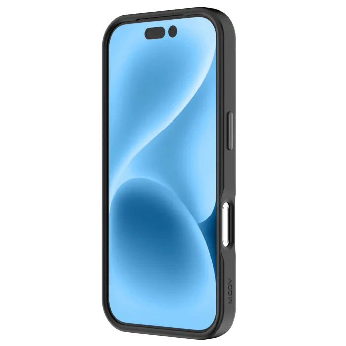 Moov Luxe Edge Case with MagSafe for iPhone 17 Pro - Black - Oraxxi