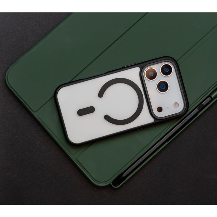 Moov Luxe Edge Case with MagSafe for iPhone 17 Pro - Black - Oraxxi