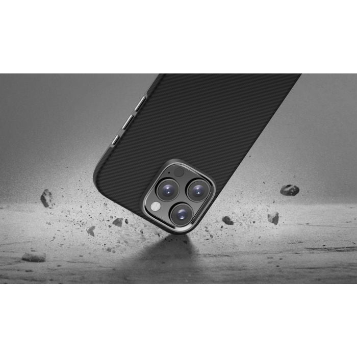Pitaka Ultra - Slim Case for iPhone 16 Pro - Black/Grey - Oraxxi